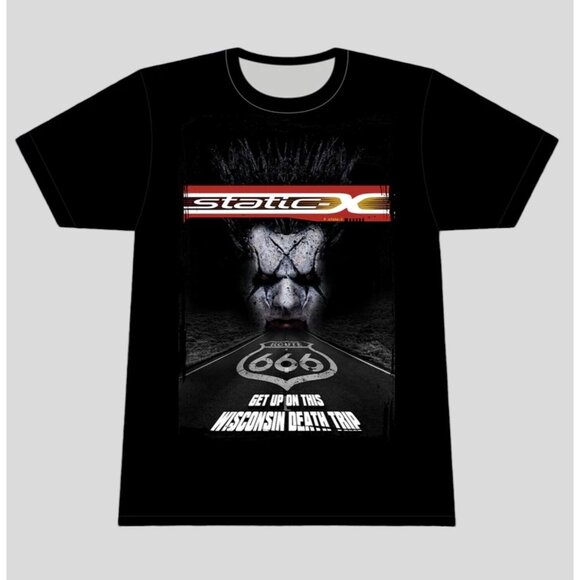 Static X Wisconson Route 666 Tour Freak 3XL T Shirt New Korn Limp Bizkit... - Picture 1 of 8